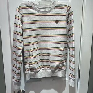 Zane Colorful Striped Crew Neck Sweater
